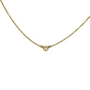 TIFFANY 18k Gold Diamond Necklace